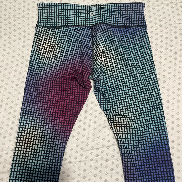 Lululemon Wunder Under Pant III, Cosmic Dot White Multi / Black - Picture 8 of 11